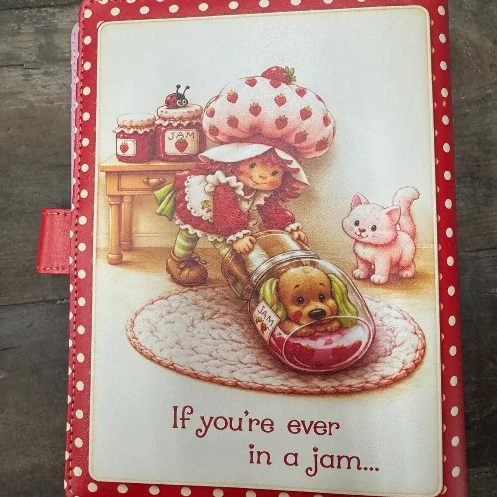 Strawberry Shortcake A5 Binder w/ matching stationery paper